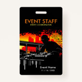 スクラッチヒットスタッフイベントコーディネーター バッジ (裏面)