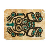 スクラッチブルーとブラックハイダスピリットツリーカエル マグネット (横)