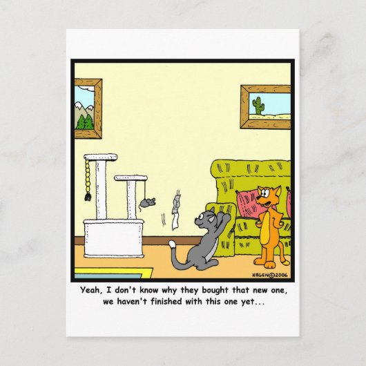 スクラッチポスト ポストカード (正面)