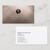 スクラッチメタルダンススタジオのアイコン名刺 名刺 (正面/裏面)