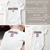 スクラッチャー - 赤ちゃんの爪が伸びてきた ベビーボディスーツ