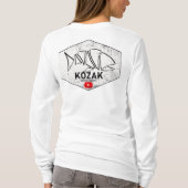 'スクラッチ'ロゴ女性用長袖 Tシャツ (裏面)