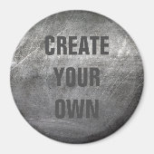 スクラッチ仕上げメタルのテクスチャ マグネット (正面)