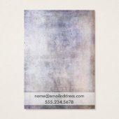 スクラッチ付き茶色の紫色のイヤリングホルダー表示カード (裏面)