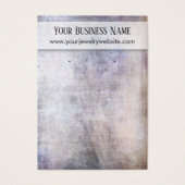 スクラッチ付き茶色の紫色のイヤリングホルダー表示カード (正面)