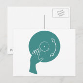 スクラッチ方法 ポストカード (正面/裏面)