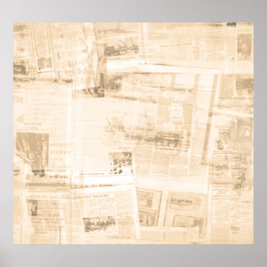 スクラッチ紙：古い新聞背景。 ポスター (正面)
