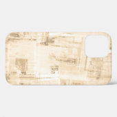 スクラッチ紙:古い新聞背景。 Case-Mate iPhoneケース (裏面 (横))