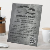 スクラッチ金属効果自動販売店広告の 台座サイン (インサイチュ)