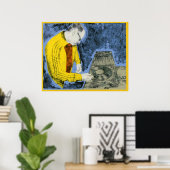 スクラッチ ポスター (ホームオフィス)