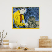 スクラッチ ポスター (キッチン)