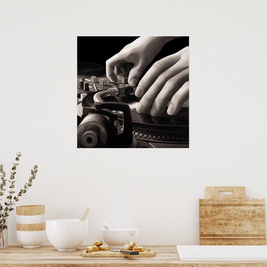 スクラッチ ポスター (キッチン)