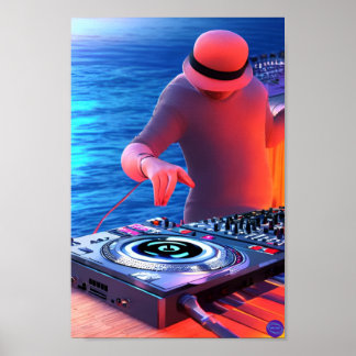 スクラッチDJポスター ポスター
