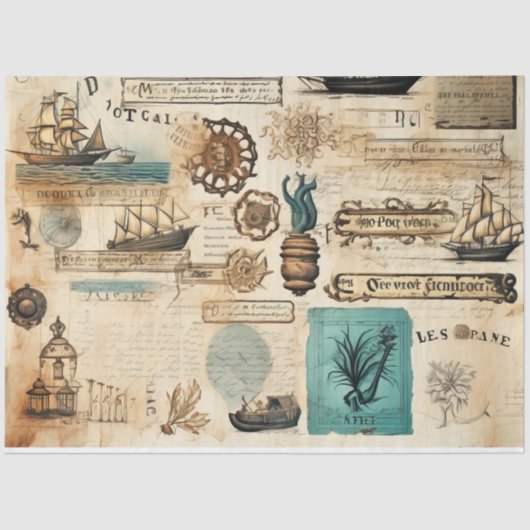 スクラッピー航海のシリーズデザイン16 薄葉紙 (正面)