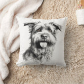 スクラッフィテリアポートレートスケッチ クッション (ブランケット)