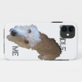 スクラッフィー犬"私をカドルする" iPhone 5ケース Case-Mate iPhoneケース (裏面(横))