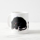 スクラッフィー猫 コーヒーマグカップ (正面左)
