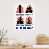 スクラップに入る ポスター (キッチン)