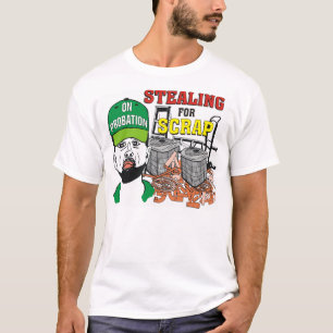 スクラップの人のTシャツのためのおもしろいな窃盗 Tシャツ