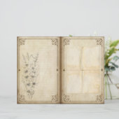 スクラップビクトリアンブックフローラガーデンジャーナル紙 (スタンド正面)
