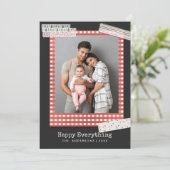 スクラップブッキングのホリデー | フェスティブ3写真 シーズンカード (スタンド正面)