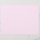 スクラップブックおよびジャンクジャーナル用ピンクフローラATC (裏面)