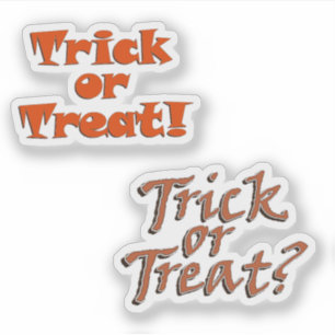 スクラップブックのトリックまたはハロウィーンの治療 シール