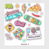 スクラップブックの切り取り シール (シート)