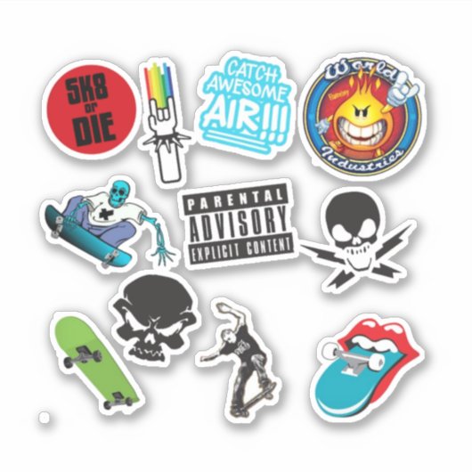 スクラップブックの切り抜き シール (正面)