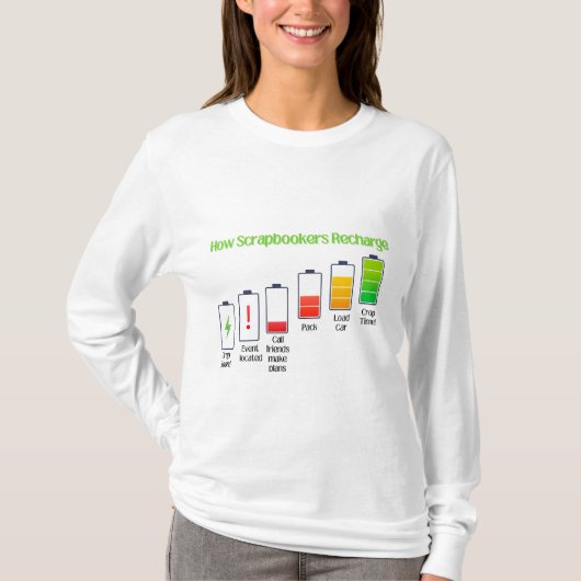 スクラップブックの回復方法 Tシャツ (正面)