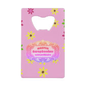 スクラップブックカー クレジットカード栓抜き (正面)