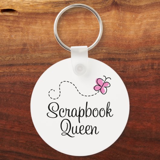 スクラップブッククイーンギフト キーホルダー (正面)