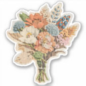 スクラップブックスタイルボヘミアン防水 シール (正面)