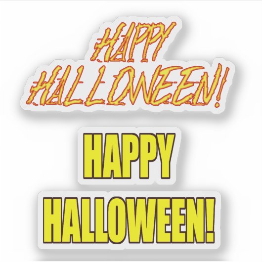 スクラップブックハッピーハローウィン シール (正面)