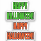 スクラップブックハッピーハローウィン シール (正面)