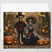 スクラップブックハロウィーンファミリーお祝い (正面/裏面)