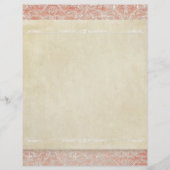 スクラップブックページフランスのヴィンテージリージェンシーレース チラシ (正面)