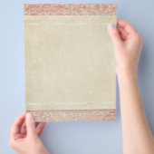 スクラップブックページフランスのヴィンテージリージェンシーレース チラシ (手)