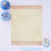 スクラップブックページフランスのヴィンテージリージェンシーレース チラシ (シングル)