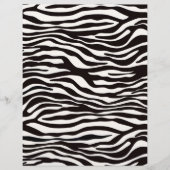 スクラップブックレイアウトページ – ゼブラストライプ (正面)