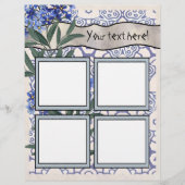 スクラップブックレイアウトページ – 4フレーム (正面)