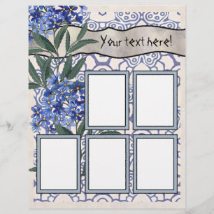 スクラップブックレイアウトページ – 5フレーム