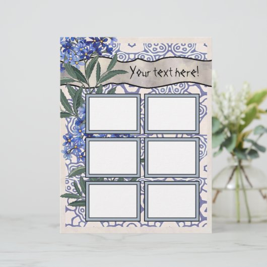 スクラップブックレイアウトページ – 6フレーム (スタンド正面)