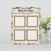 スクラップブックレイアウトページ – Burlap (スタンド正面)