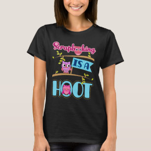 スクラップブック作りはフーットスクラップブックスクラップブック Tシャツ