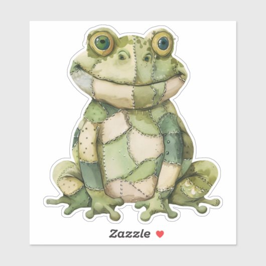 スクラップブック作りカエルのシール シール (シート)