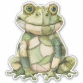 スクラップブック作りカエルのシール シール (正面)