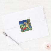 スクラップブック作りステッカーズノスタルジックファミリーガーデン スクエアシール (封筒)