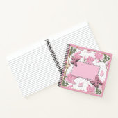 スクラップブック作りピンク ノートブック (内部)