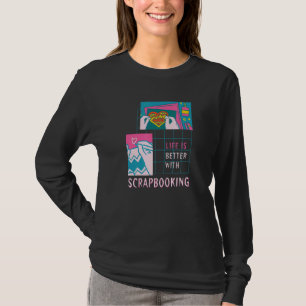 スクラップブック作りホビーデザイナーの創作で生きる Tシャツ